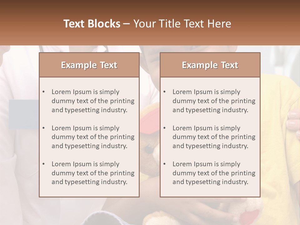 Building Illustration House PowerPoint Template
