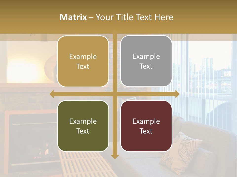 Modern Town Tall PowerPoint Template