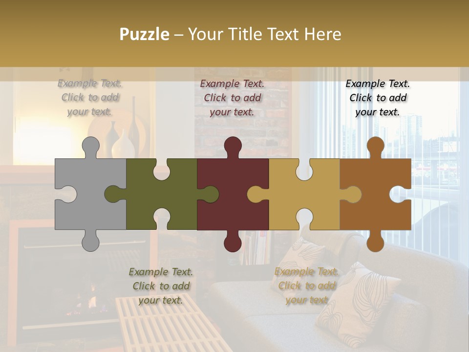 Modern Town Tall PowerPoint Template