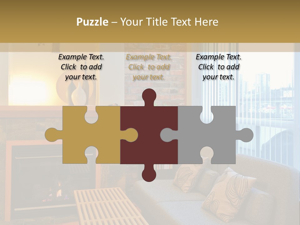 Modern Town Tall PowerPoint Template