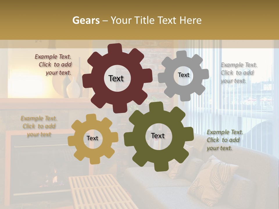 Modern Town Tall PowerPoint Template