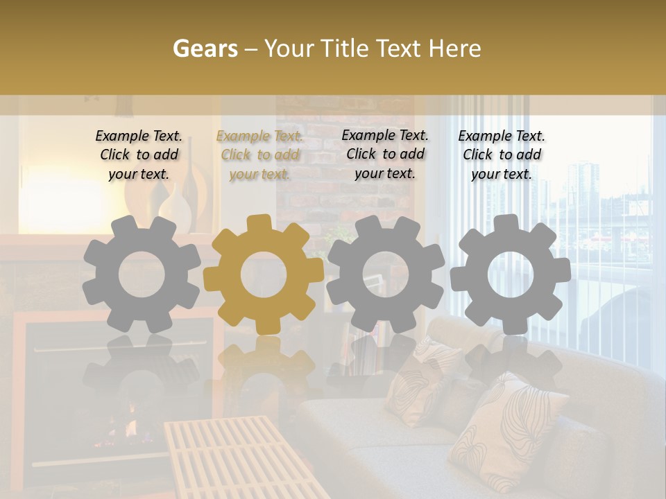 Modern Town Tall PowerPoint Template