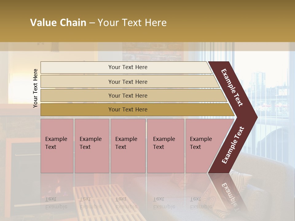 Modern Town Tall PowerPoint Template