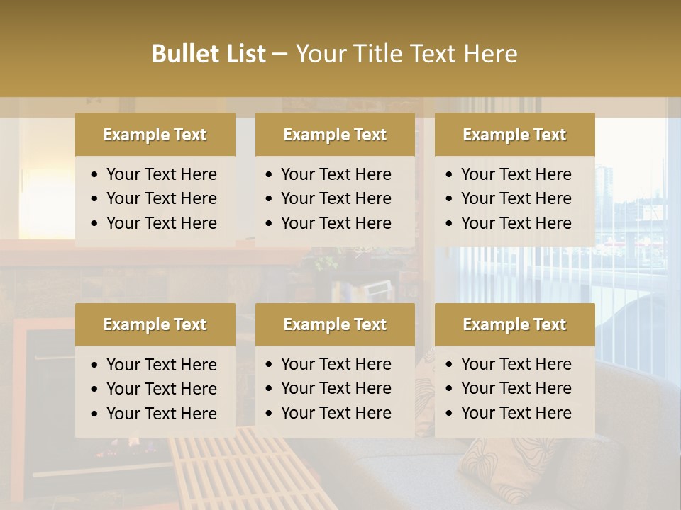 Modern Town Tall PowerPoint Template