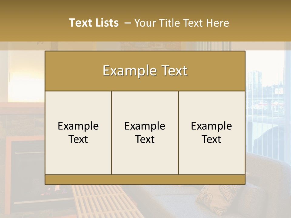 Modern Town Tall PowerPoint Template