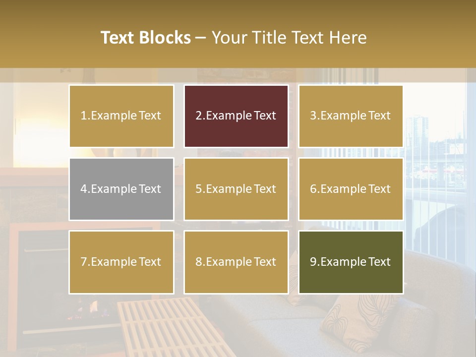Modern Town Tall PowerPoint Template