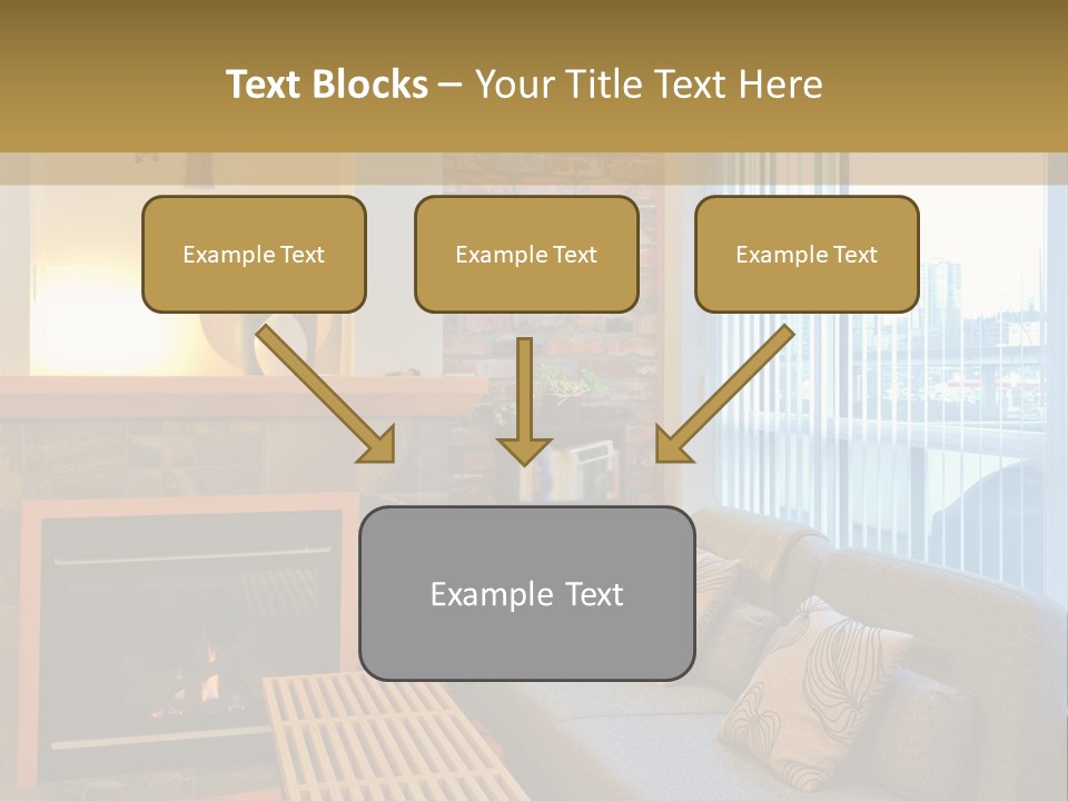 Modern Town Tall PowerPoint Template