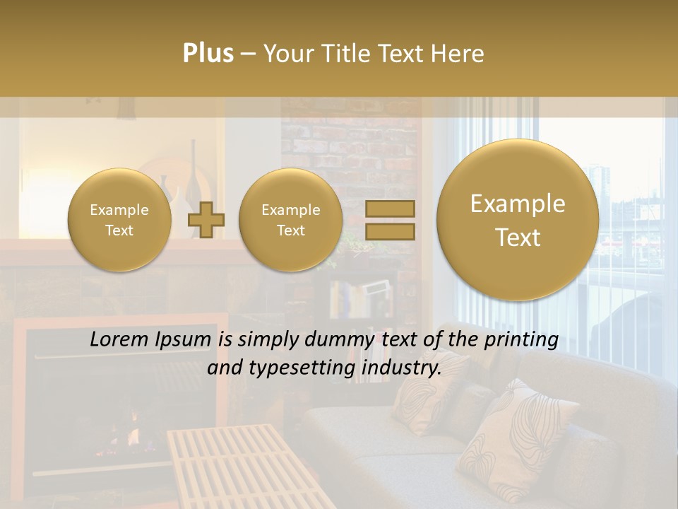 Modern Town Tall PowerPoint Template
