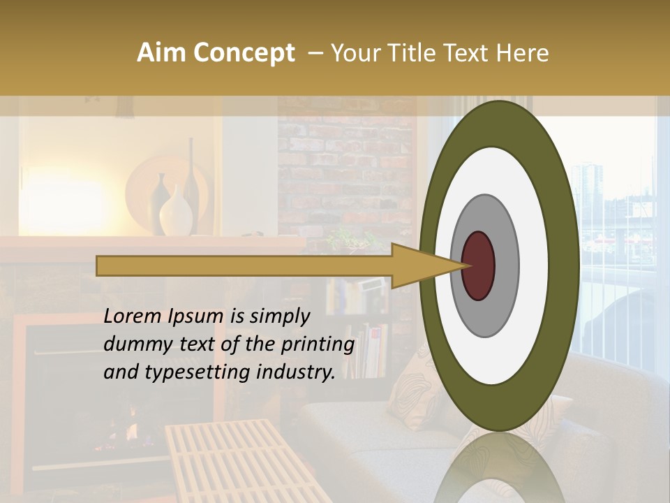 Modern Town Tall PowerPoint Template