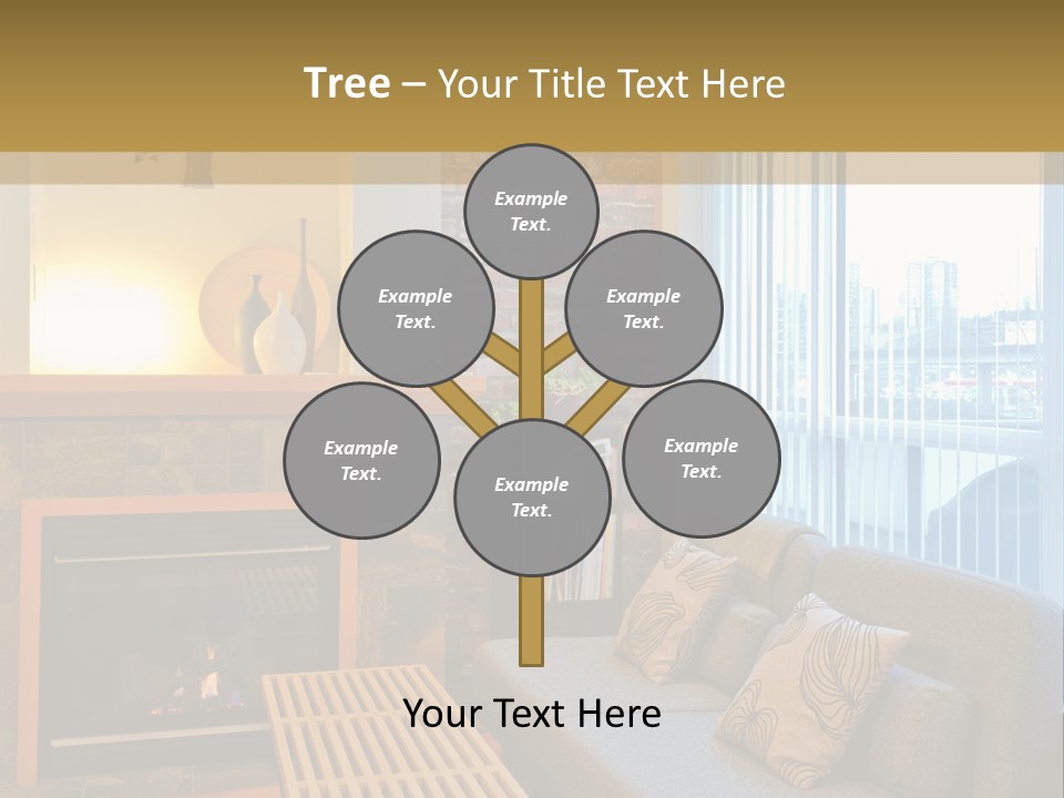 Modern Town Tall PowerPoint Template