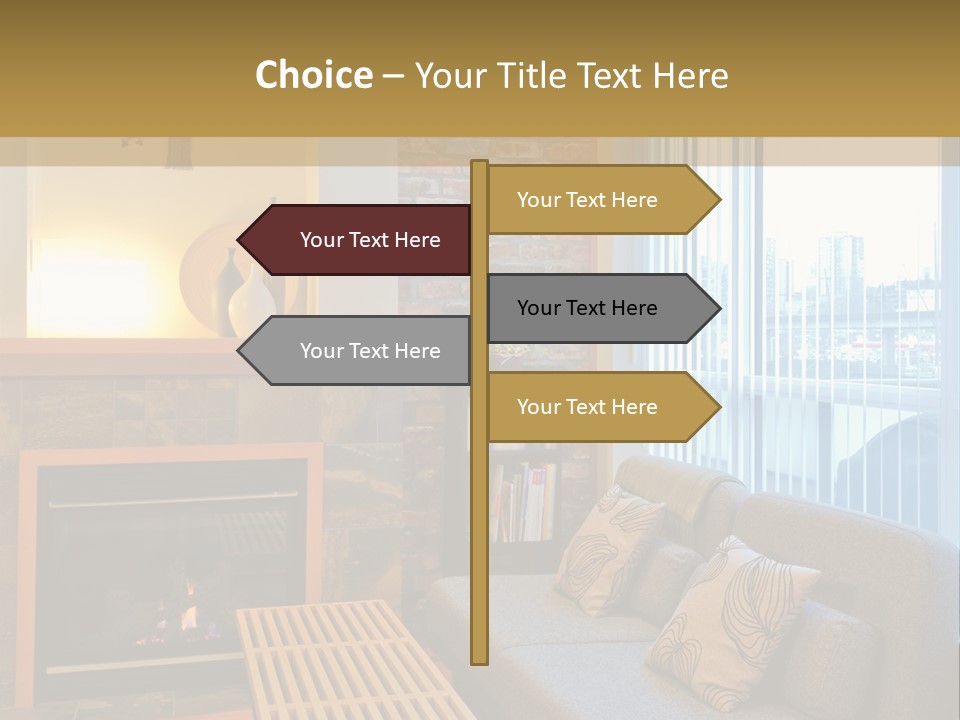 Modern Town Tall PowerPoint Template