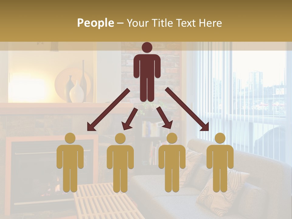 Modern Town Tall PowerPoint Template