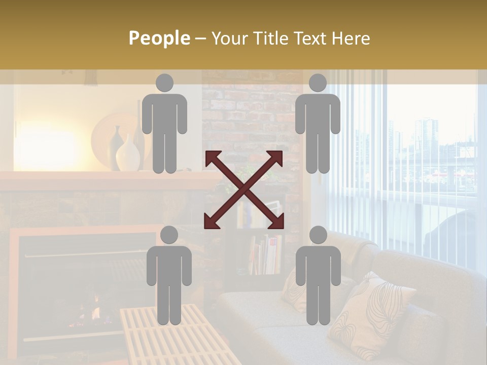 Modern Town Tall PowerPoint Template