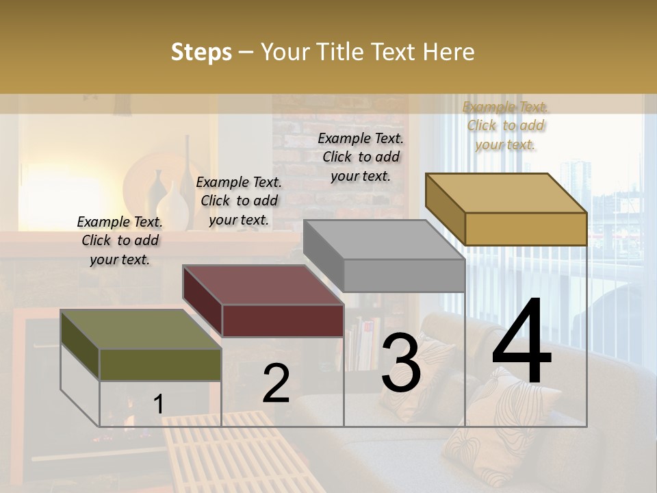 Modern Town Tall PowerPoint Template