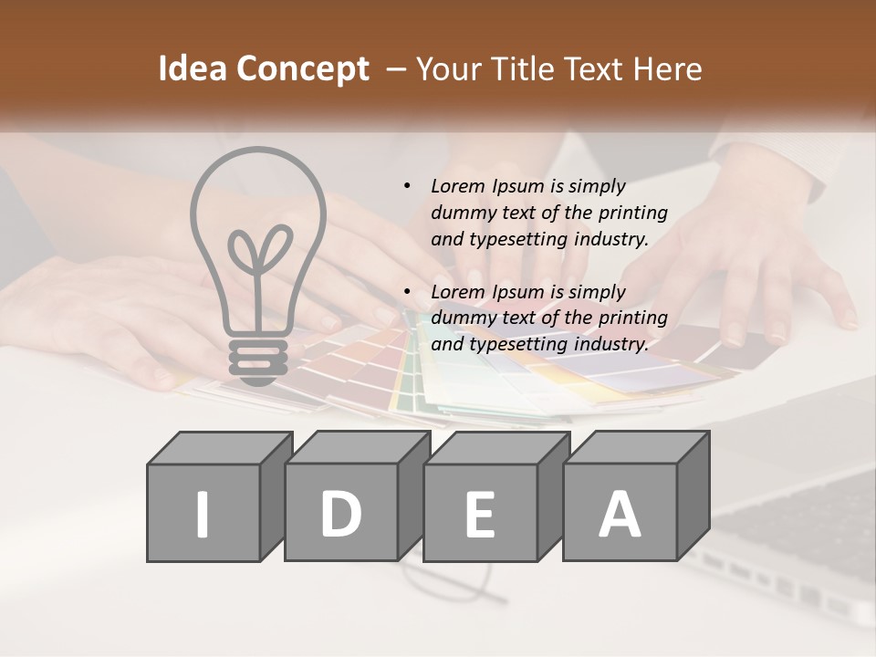 Downtown World Black PowerPoint Template