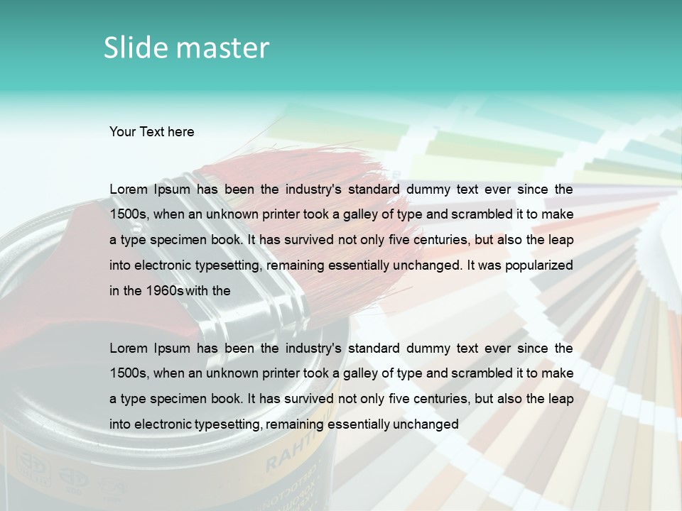 Design High Render PowerPoint Template