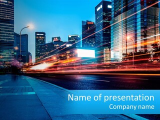 Global Concept Metropolis PowerPoint Template