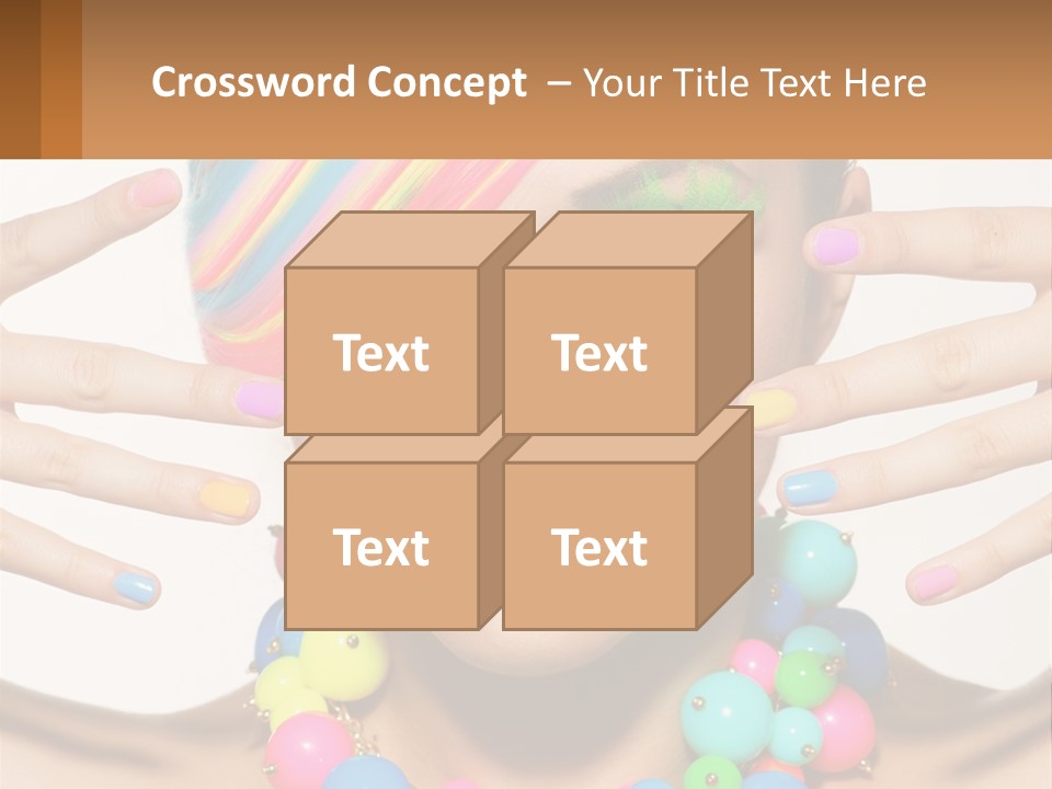 Cube Tall Building PowerPoint Template