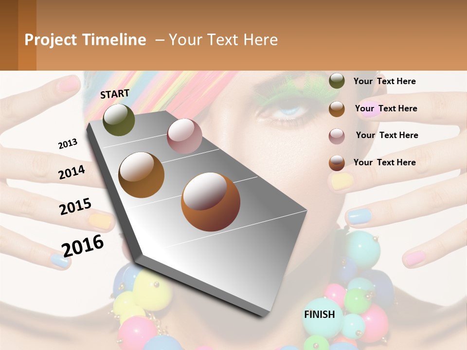 Cube Tall Building PowerPoint Template