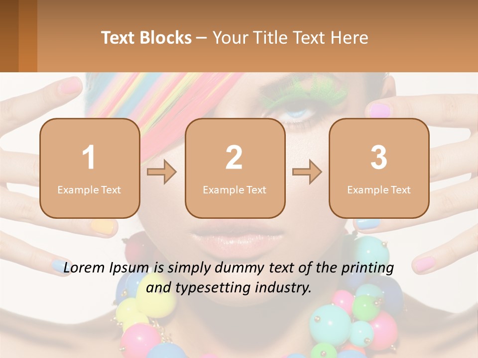 Cube Tall Building PowerPoint Template