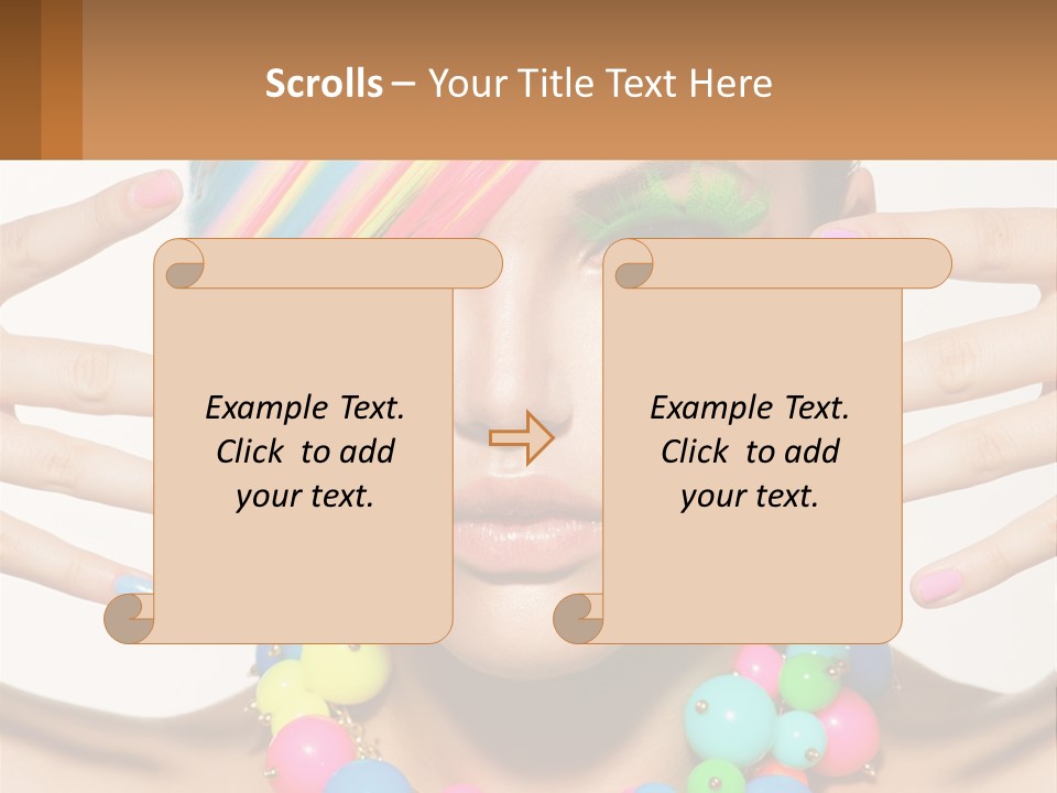 Cube Tall Building PowerPoint Template