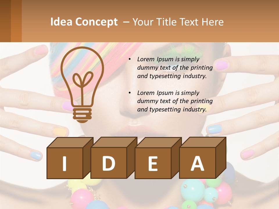 Cube Tall Building PowerPoint Template