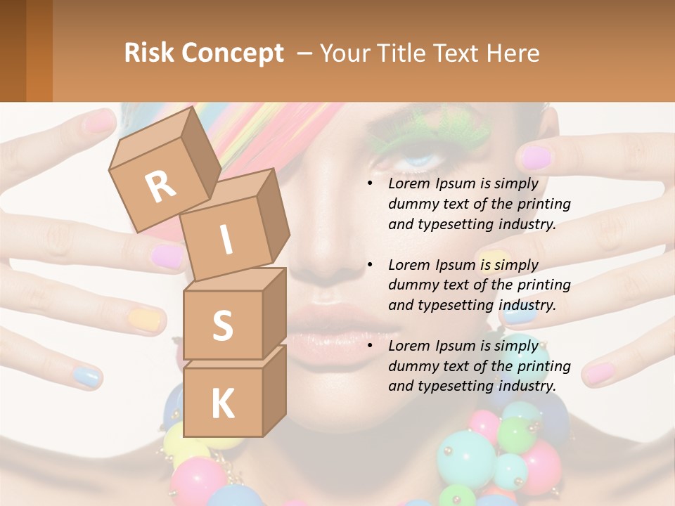 Cube Tall Building PowerPoint Template