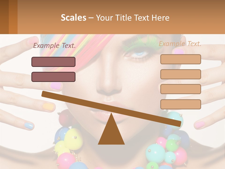 Cube Tall Building PowerPoint Template