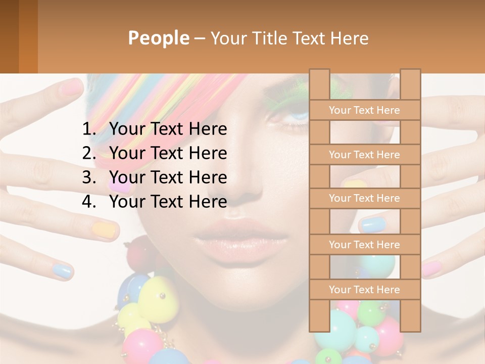 Cube Tall Building PowerPoint Template