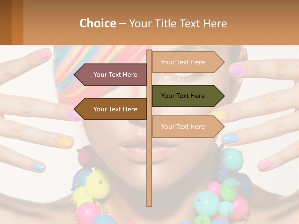 Cube Tall Building PowerPoint Template