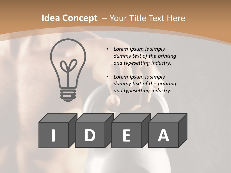 Planet Concept Sphere PowerPoint Template