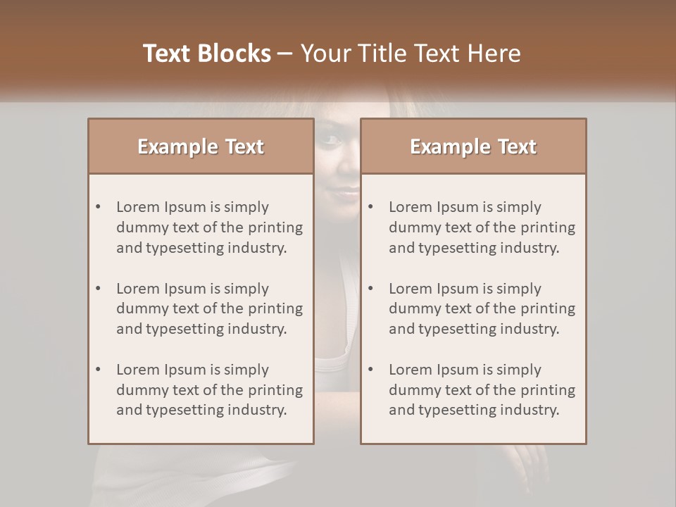 Town Earth Square PowerPoint Template