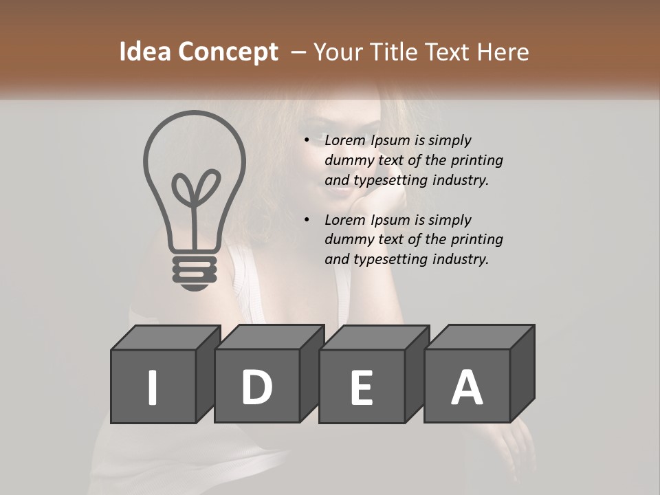 Town Earth Square PowerPoint Template