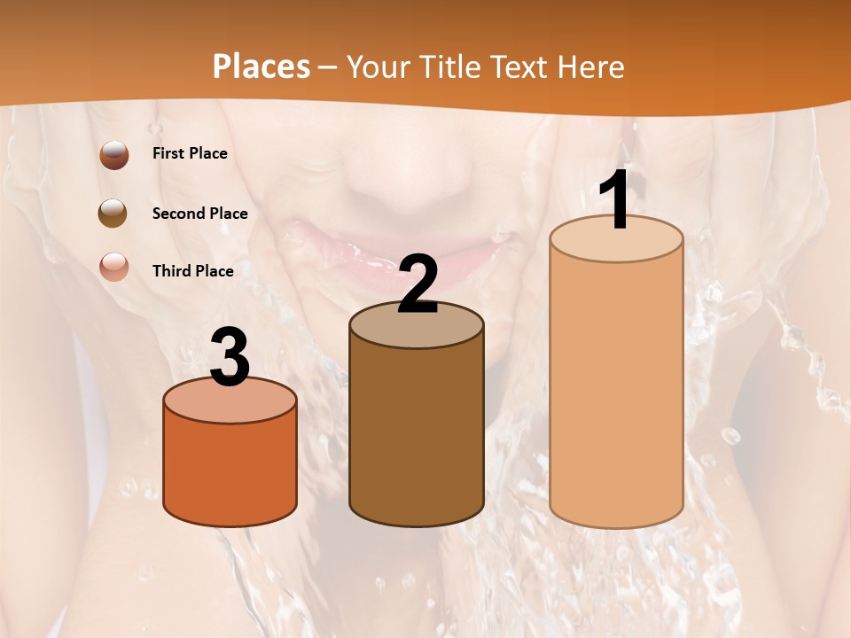 Grey Tall Planet PowerPoint Template
