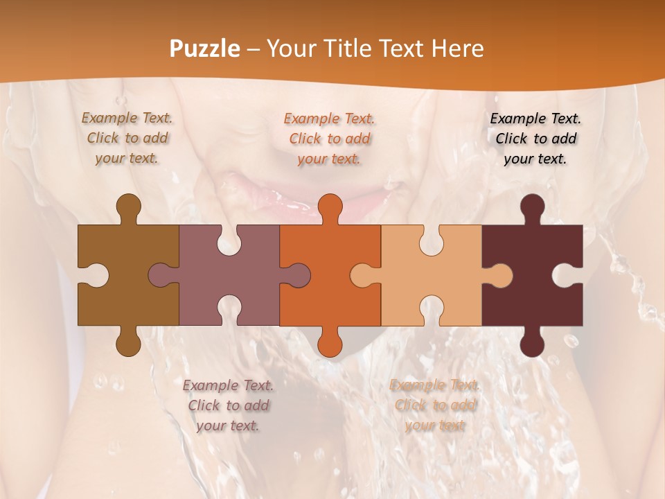 Grey Tall Planet PowerPoint Template