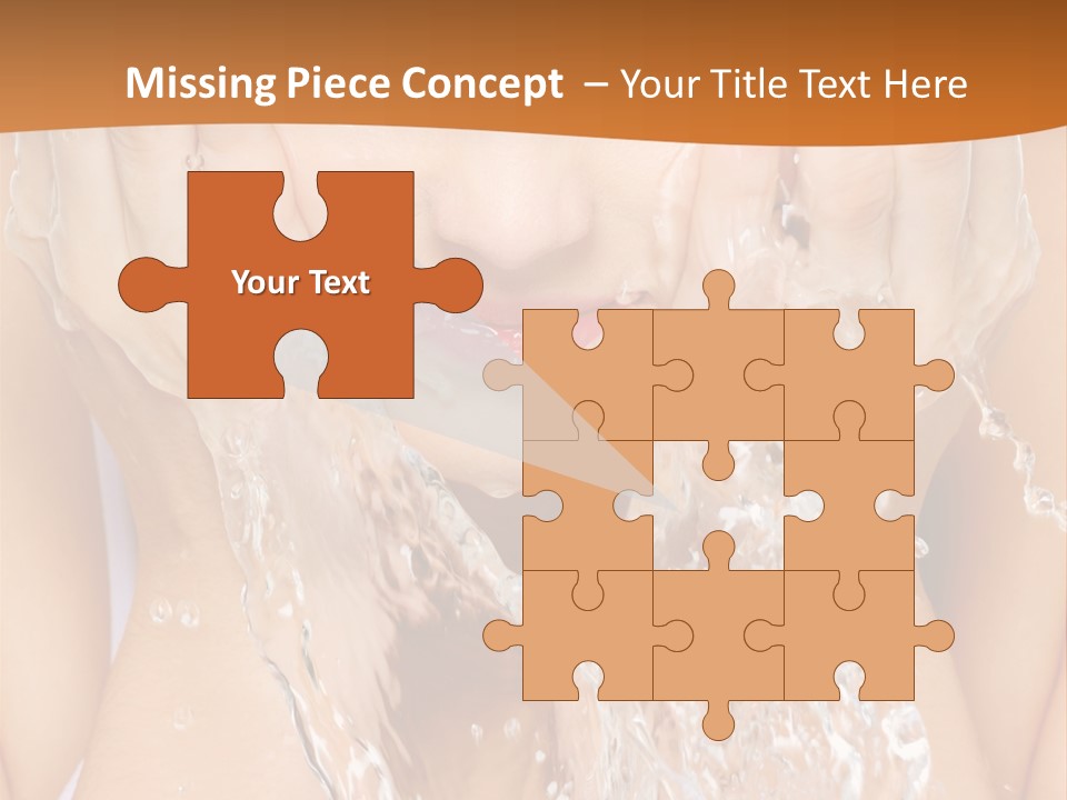 Grey Tall Planet PowerPoint Template