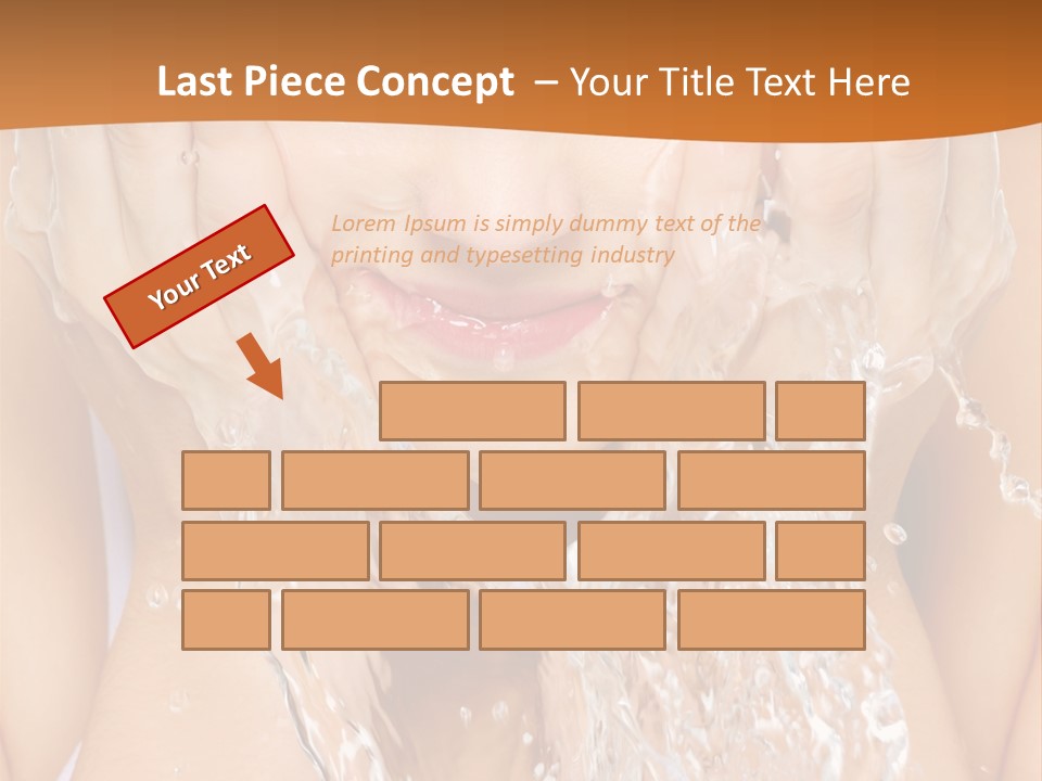 Grey Tall Planet PowerPoint Template
