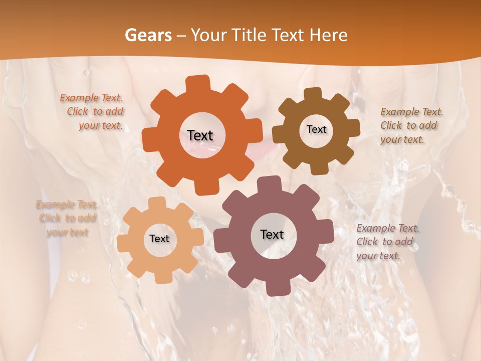 Grey Tall Planet PowerPoint Template