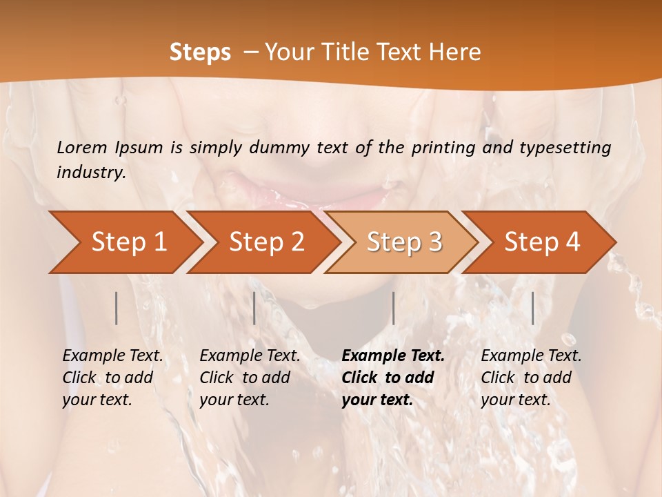 Grey Tall Planet PowerPoint Template