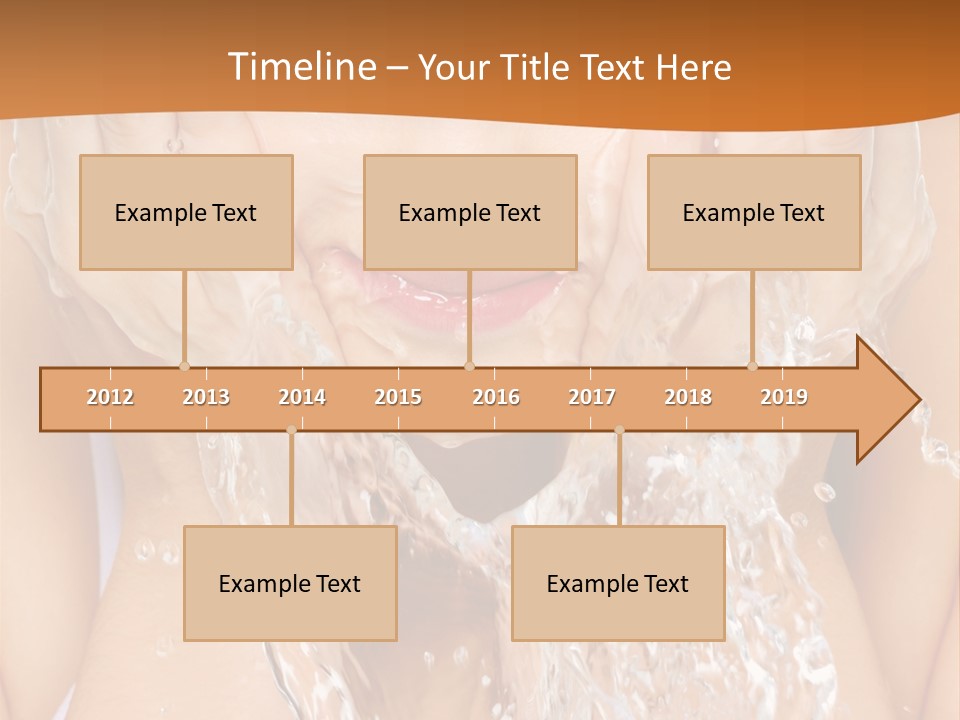 Grey Tall Planet PowerPoint Template