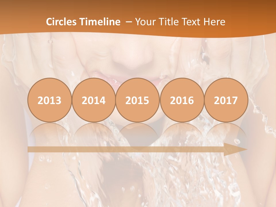 Grey Tall Planet PowerPoint Template