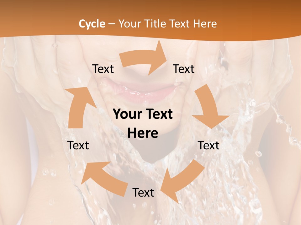 Grey Tall Planet PowerPoint Template