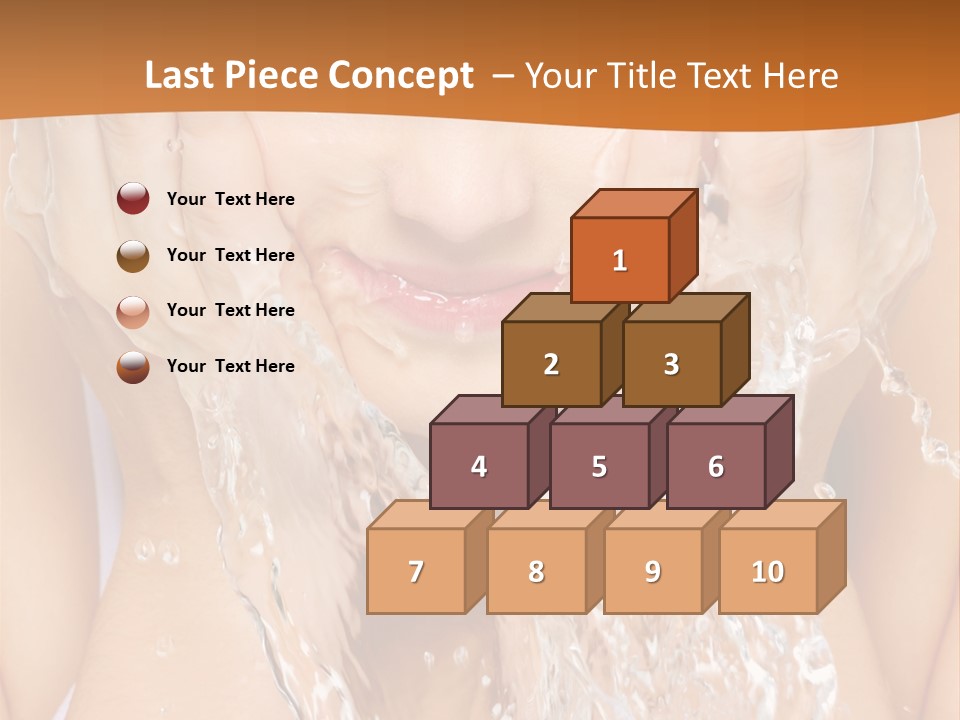 Grey Tall Planet PowerPoint Template