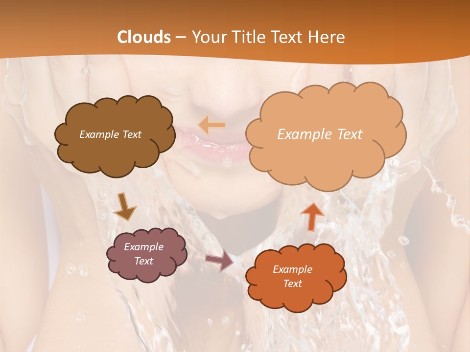 Grey Tall Planet PowerPoint Template