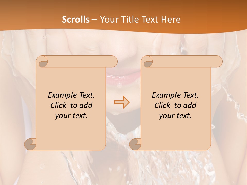 Grey Tall Planet PowerPoint Template
