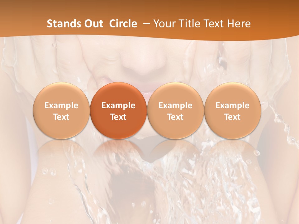 Grey Tall Planet PowerPoint Template