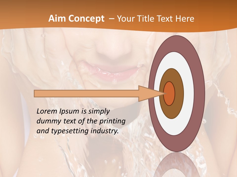 Grey Tall Planet PowerPoint Template