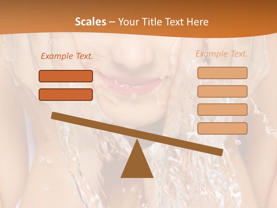 Grey Tall Planet PowerPoint Template