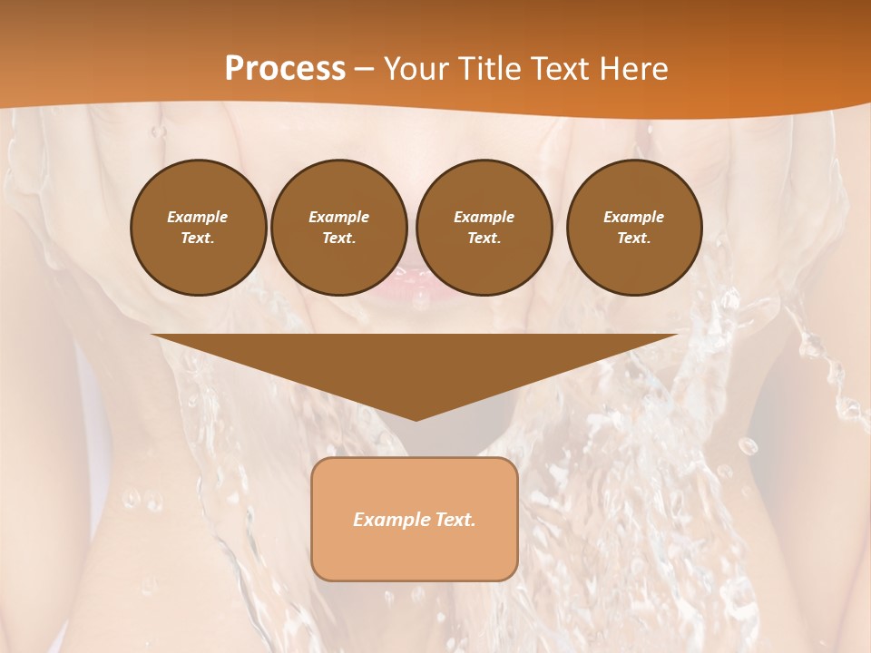 Grey Tall Planet PowerPoint Template