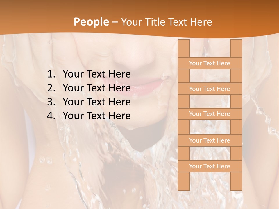 Grey Tall Planet PowerPoint Template